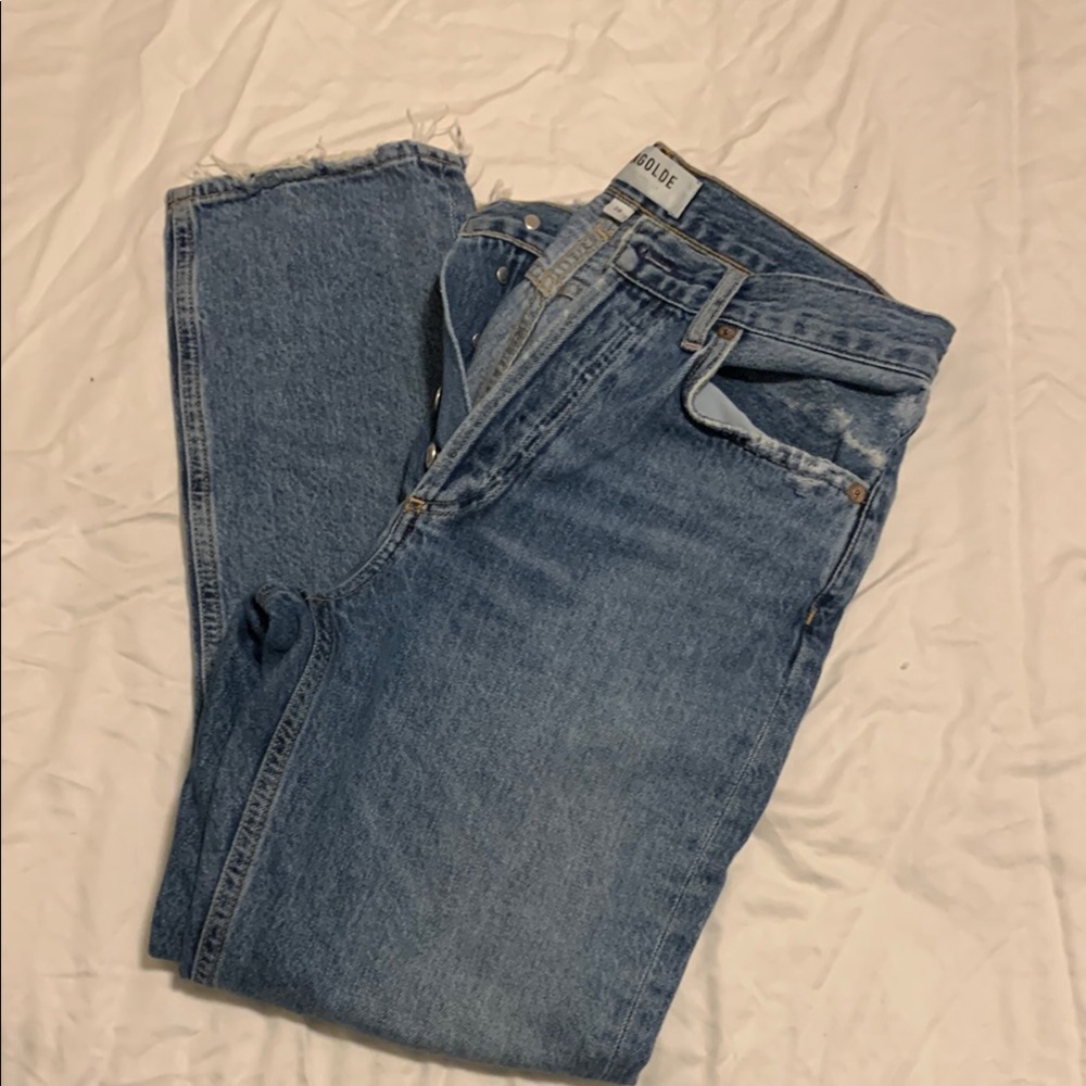 Agolde Riley jeans. - Picture 6 of 7